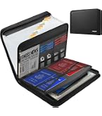 Foldermate Expanding File Folder, A4 Size, 13 Pockets, Blue, Portable Accordion File Organizer With Handle & Secure Closure For Office, School, Or Home
