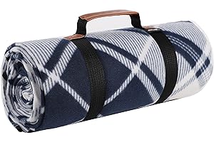 apollo walker Extra Large Picnic Blanket Camping Mat 80x 60 inches with Waterproof Backing for Family Picnic,Concerts,Park,Travel,Grass