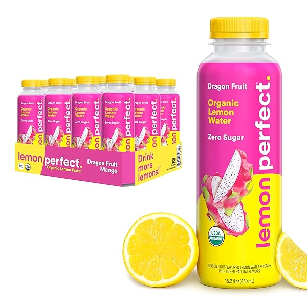 LEMON PERFECT DRAGON FRUIT MANGO, HYDRATING FLAVORED LEMON...