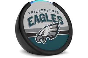 AMAZON ECHO & ALEXA Amazon Echo Pop (newest model) | Officially Licensed NFL Limited-Edition | Philadelphia Eagles ('25-26 Season Design)