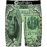Ethika Boy's Staple Boxer Briefs, Soft 4-Way Stretch, No Ride-Up Fit - Benji Boyz