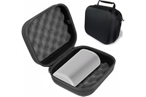 CASEMATIX Carry Case Compatible with Sonos Play Portable Speaker, Charging Dock and Cables – Hard Shell Travel Case with Foam