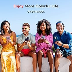 TOCOL [5 in 1 for iPhone 14 Pro Max Case, 2 Screen