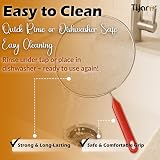 TIJAR 33cm Splatter Screen for Frying Pan - Oil Splash Guard & Cover view 6