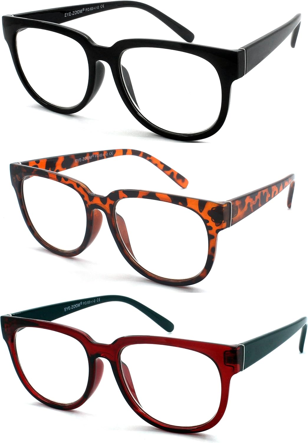 large frame glasses in style