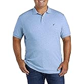 Nautica Mens Classic Fit Short Sleeve Solid Soft Cotton Polo Shirt