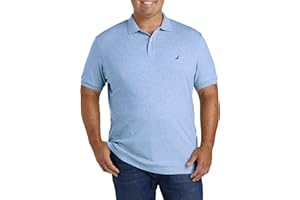 Nautica Men's Classic Fit Short Sleeve Solid Soft Cotton Polo Shirt