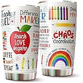 Teacher Tumbler - Gifts for Teacher Appreciation - Teacher Cup - Teacher Mug - Teacher Appreciation Tumbler - Gifts for Teachers from Students on Teacher Day, Birthday, Valentine - Tumblerr 20 Oz