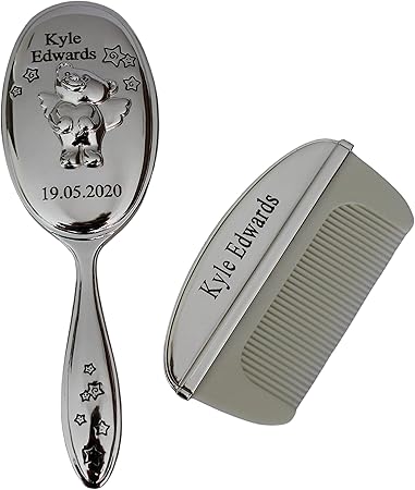 engraved baby brush