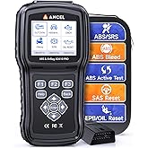 ANCEL AD610 Pro ABS SRS OBD2 Scanner, ABS Bleeding, SAS Calibration, ABS, Airbag, EPB, Oil Reset, Full OBD2 Functions, AutoVIN, Free Lifetime WiFi Updates