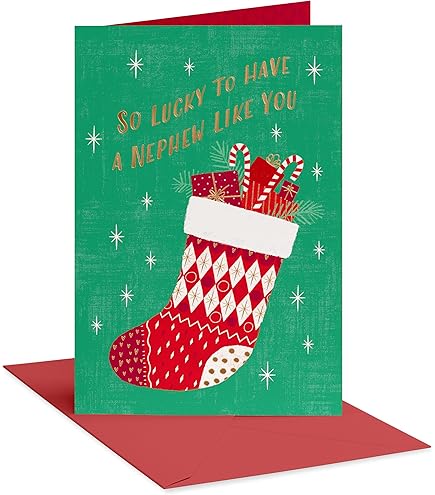 Merry Christmas To My Amazing Nephew Card | Xmas Cards Cute For Family - View #9