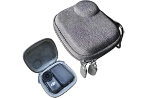 HAGICBEE Carrying Case for Osmo Nano,Hard Storage Bag for Osmo Nano,Travel Portable Cases with Carabiner (Grey) Case Only