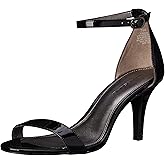 Bandolino Women's Madia Heeled Sandal, Black Patent, 9