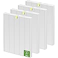 4 Pack C545 Replacement HEPA Filter Compatible with Winix C545, Ture HPEA Filter S Only, Part number 1712-0096-00