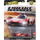 Hot Wheels Premium Car Culture 1:64 Scale Die-Cast Ferrari 499P Collectible Vehicle with Real Riders Tires &amp; Metal/Metal Body &amp; Chassis