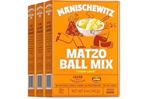 Manischewitz Matzo Ball Mix, 5 Oz. (3 Pack) Easy Prep | Kosher for Passover | Nothing Artificial | No MSG | Classic Fluffy Texure
