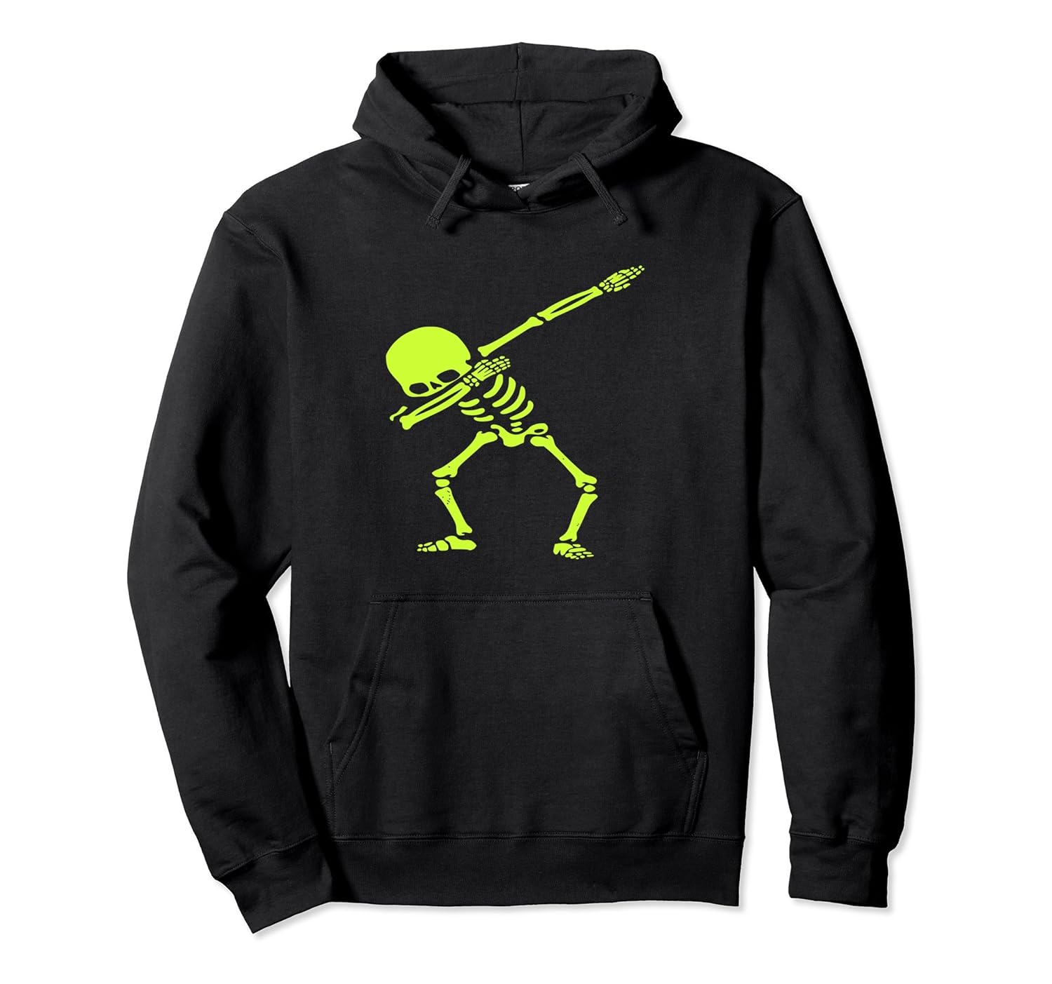 Dabbing Green Skeleton Dab Pose Halloween Costume Hoodie-Rose