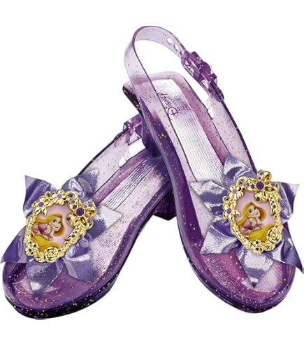 Amazon.com: Disney Princess Beauty and the Beast Belle Sparkle Shoes,  Official Disney Costume Accessories, Age Grade 4+, Fits up to Size 6 :  Clothing, Shoes & Jewelry