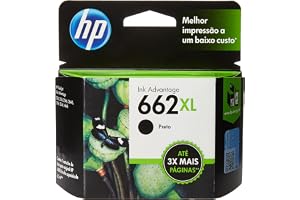 Cartucho HP 662XL Preto Original (CZ105AB) Para ImpressoraDeskJet 2516, 3516, 3546, 2546, 1516, 4646, 2646