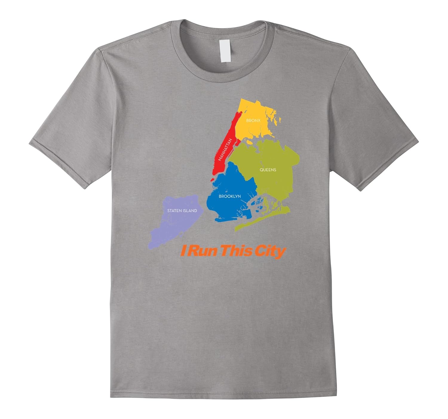 I Run This City (Color) T Shirt-ANZ