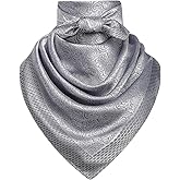 Mariorlsy 35" Men's Large Square Jacquard Scarf - Cowboy Wild Rugged Style, With Gift Packed