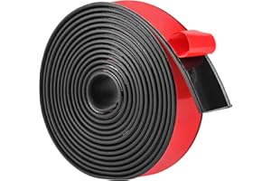 MIUWAUER Adhesive Rubber Strips 1" Wide x 1/16" Thick x 20' Long Neoprene Rubber Sheets, Rolls & Strips with Adhesive Backing Rubber Pads Self Stick Seal Rubber Gasket Adhesive Back for Matting Padding