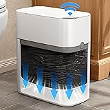 CTIME 2nd Gen Motion Sensor Bathroom Trash Can with
