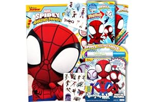 BENDON Spidey and His Amazing Friends Coloring and Activity Books Bundle with Imagine Ink Coloring Book, Stickers, and More
