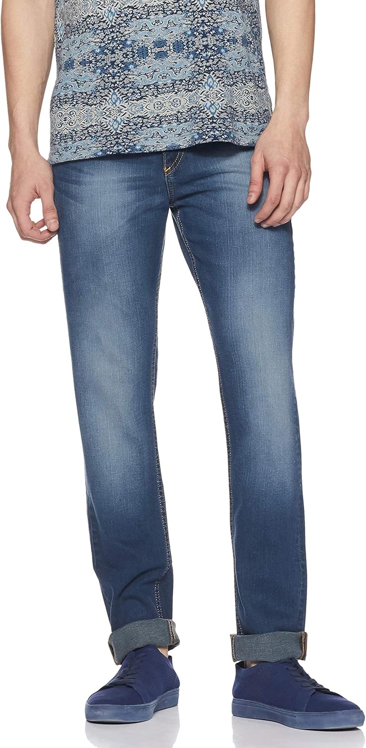 lee men's relaxed fit stretch jeans