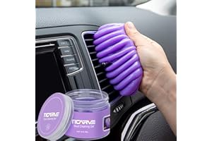 TICARVE Cleaning Gel for Car Detailing Car Vent Cleaner Cleaning Putty Gel Auto Car Interior Cleaner Dust Cleaning Mud for Cars and Keyboard Cleaner Cleaning Slime Purple