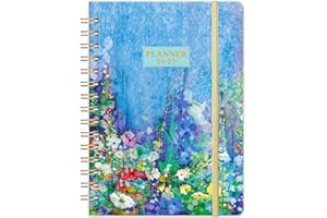 WOWYOGA 2024-2025 Planner - 2024-2025 Planner Weekly and Monthly, JUL 2024 - JUN 2025, 6.4" x 8.5", Calendar 2024-2025 Planner with Monthly Tabs, Sturdy Cover, Premium Paper, Back Pocket, Strong Twin-wire
