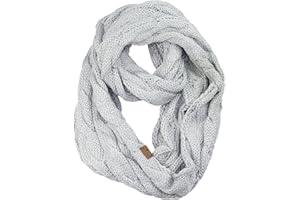 NYFASHION101 Soft Winter Warm Chunky Knit Cowl Infinity Loop Scarf