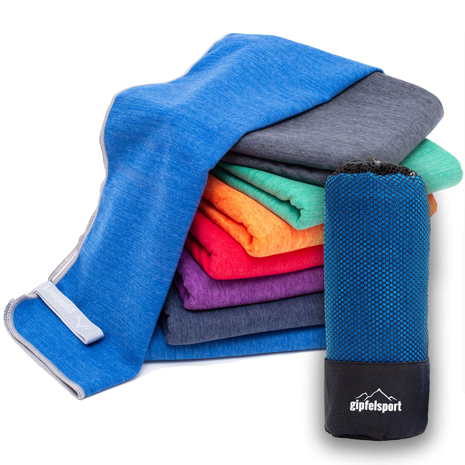 gipfelsport Microfibre Towel | Blue | S(80x40cm)