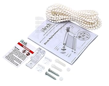 Rollo und römischen Schatten Perlen Kette Schnur, weiß Kunststoff Rollo Kette Repair 4 x 6, Roller Vorhang Bead Seil, blinden