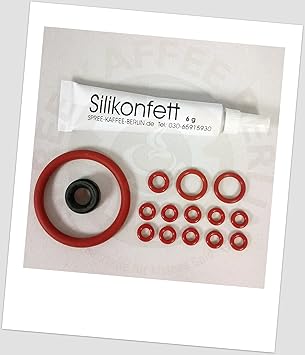 Saeco Dichtungs-Set für Odea, Talea, Xsmall, Syntia, Intuita/Intelia/Moltio/Syntia/Minuto mit 1 Tube SKB Fett Set -88-