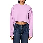 HUGO Women's Retro Logo Cropped Sweatshirt