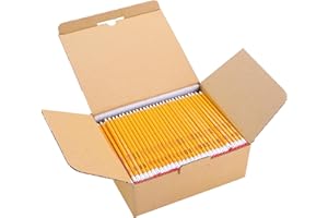 Doccuk Wood-Cased #2 HB Pencils Pre-Sharpened Yellow with Eraser, Bulk Pack for Office, Home, Back to School,320 Count