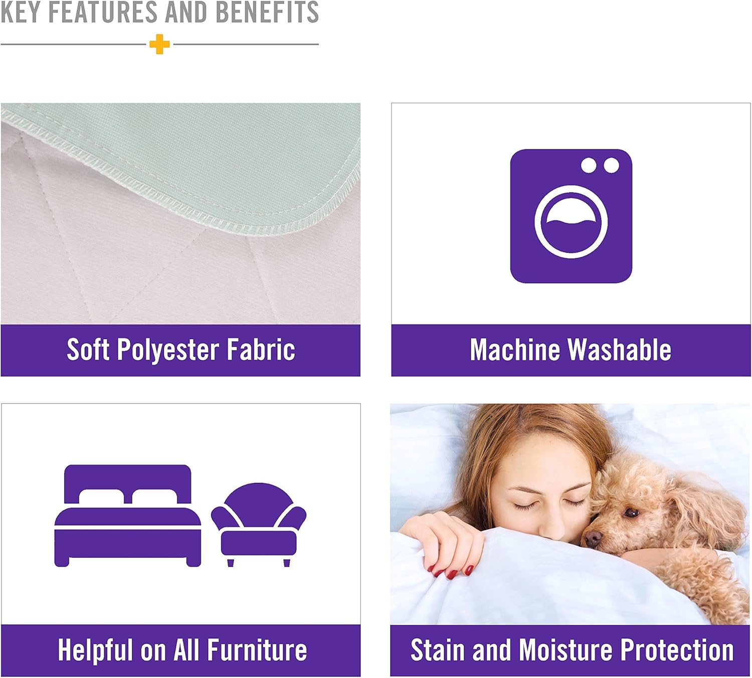 DMI Incontinence Reusable Bed Pad, Washable and Waterproof, 30 x 36: Health & Personal Care