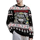 99TIMORO Funny Ugly Christmas Sweater for Men and Women, Holiday Pullover 2025, Novelty Crewneck Sweatshirt, Festive Gift