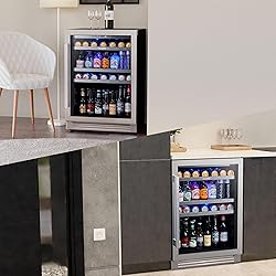 Ca'Lefort 24 Inch Beverage Refrigerator, 180 Can