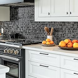 JOY DECOR 4 Pack Cabinet Handles, Black Cabinet