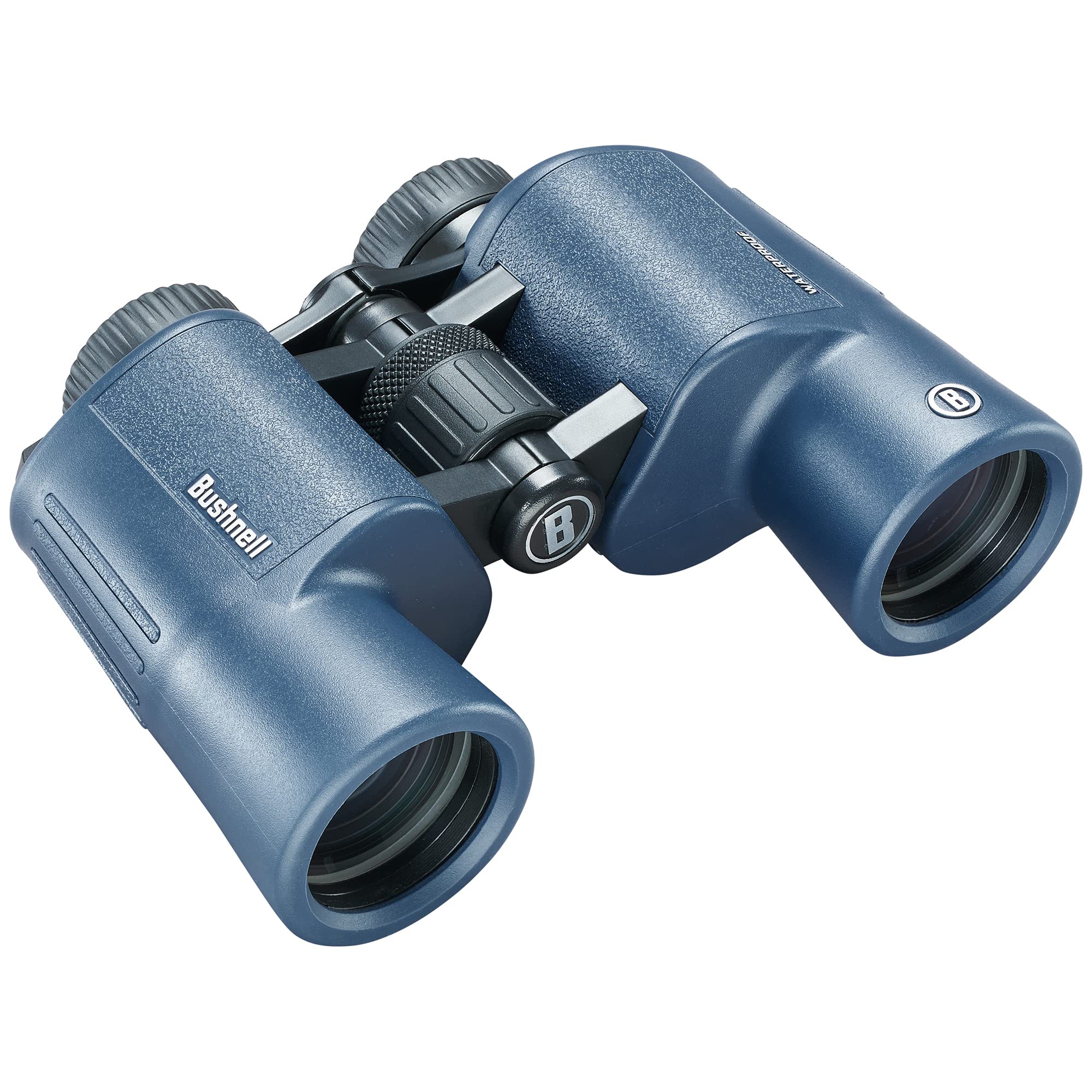 Bushnell - H2O 2-8x42 Dark Blue Porro - Fully Multicoated - Waterproof/Fogproof - Twist Up Eyecups - Watersport - Boating