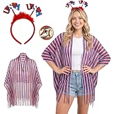 4th of July Accessories for Women - Patriotic American Flag Outfits