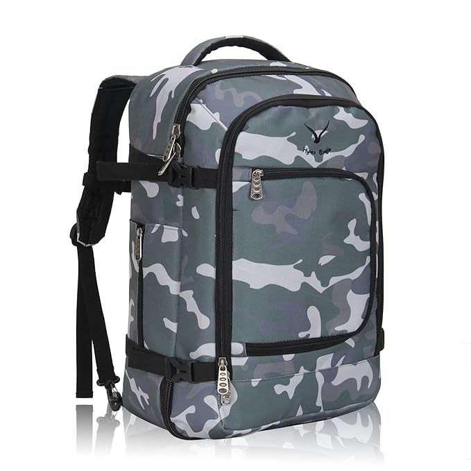 Veevan Damen Herren Flugzugelassenes Wasserabweisend Reisegepack Handgepäckkoffer Handgepäck Rucksack 51x34x25cm 40 Liter Tar