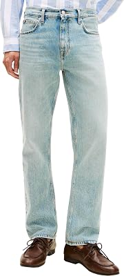 Uomo Jeans Regular Straight Dover in Cotone, Blu (Maxwell Blue), 30W/34L