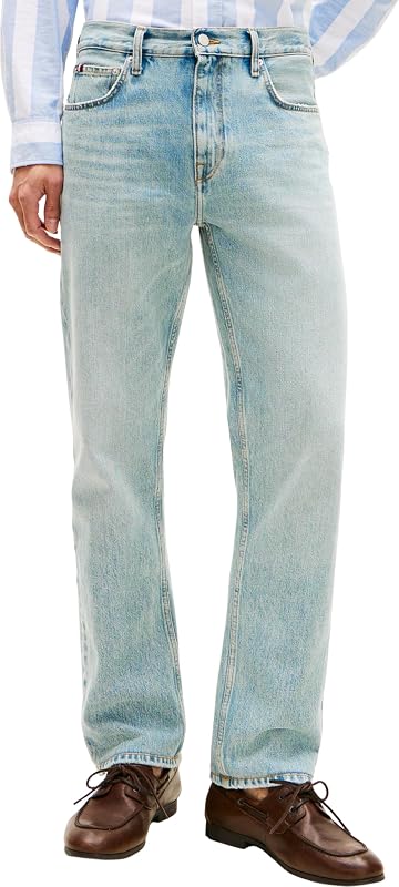 Uomo Jeans Regular Straight Dover in Cotone, Blu (Maxwell Blue), 30W/34L