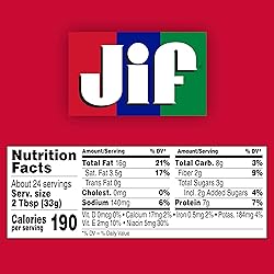 Jif Creamy Peanut Butter, 28 Ounces