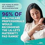 Lil-Lets Maternity Pads Extra Long Maxi Thick with Wings 30 Pack view 7