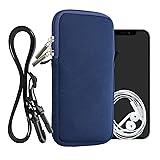 kwmobile Neoprene Phone Bag XXL - 7" - 6.9 x 3.3