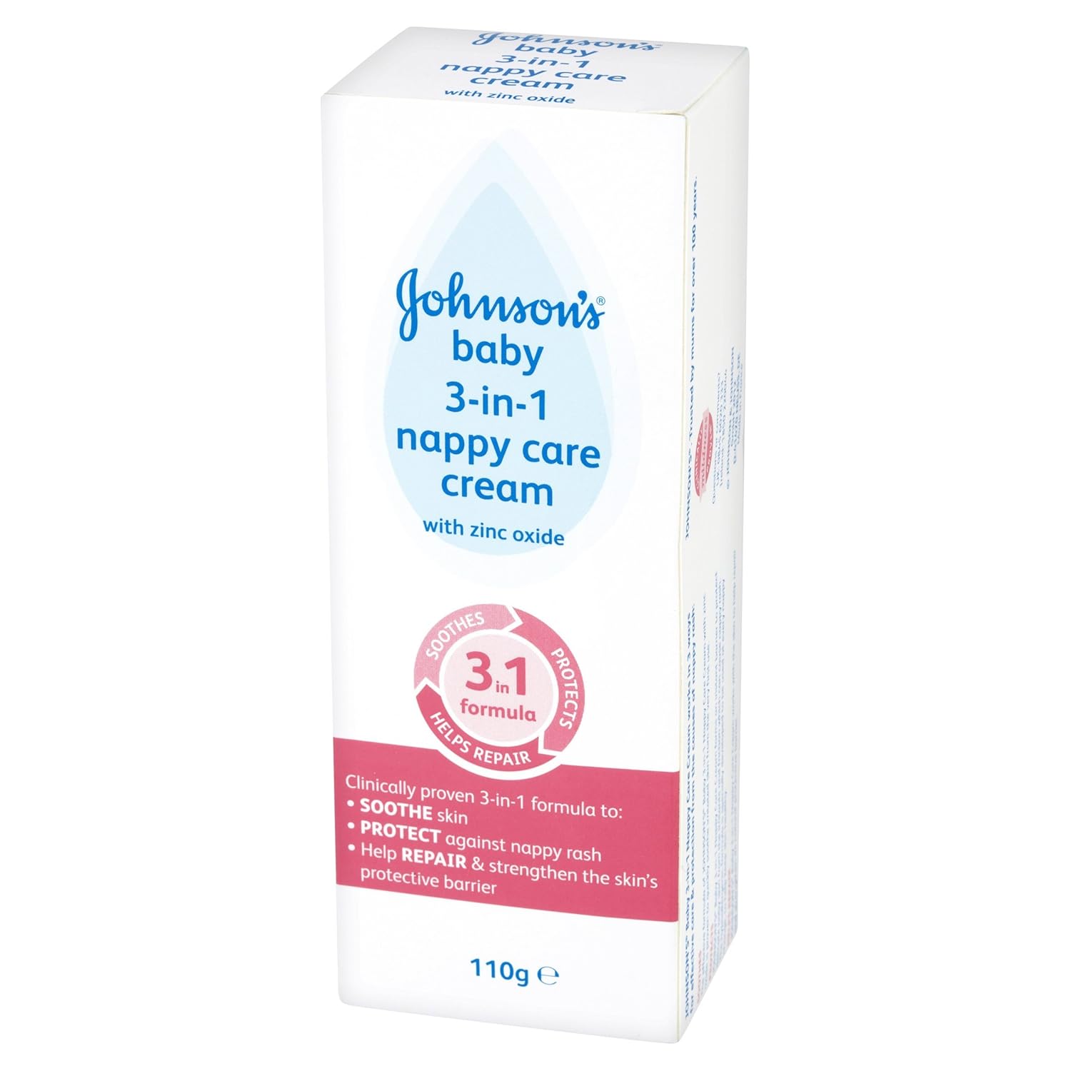 johnson's 3 in 1 nappy cream